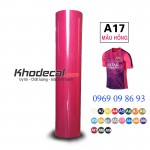 Decal nhiệt PVC mầu hồng khổ 60cm x 50m giao ngay tại Hà Nội