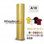 Hot decal vàng kim chất lượng cao PVC bóc dễ ép áo cầu thủ sao vàng